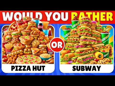 Would You Rather...? FAST FOOD Edition 🍔🍟