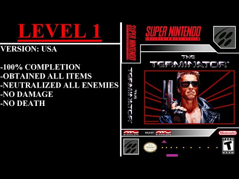 The Terminator [USA] (Super Nintendo) - (Opening | Level 1)