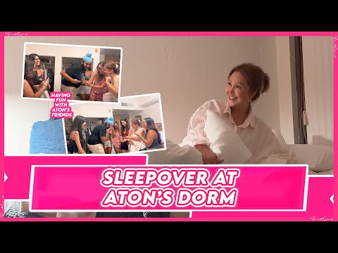 SLEEPOVER WITH ATON AT THE CMC DORM! | Small Laude