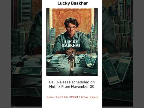 #LuckyBaskhar Movie #OTT Update #dulquersalmaan #meenakshichoudary #gvprakash #ottdate #upcoming