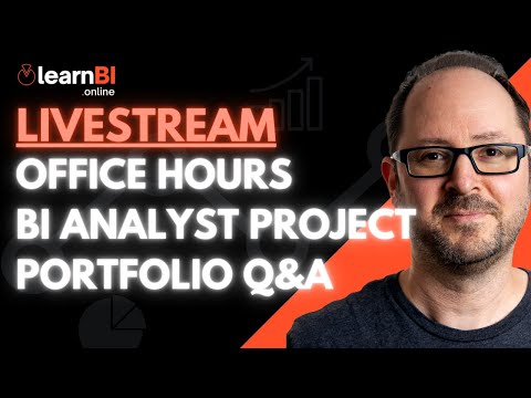 🚨 LIVESTREAM - BI analyst Project portfolio Q&A