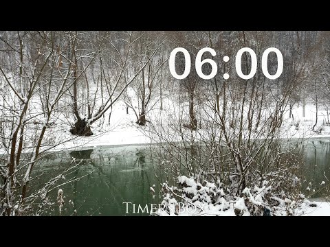 6 Minute Silent Winter Scene Timer | Relaxing Snowfall & Serene Ambience ❄️for Study, Class