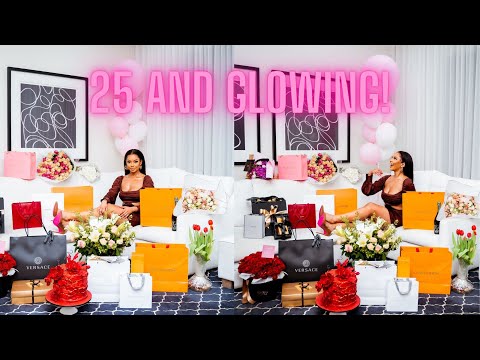 25 and Glowing hunny | Birthday Present Unboxing