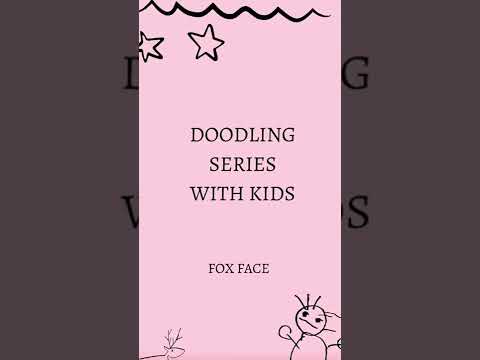 Easy Doodles for Kids | Simple Drawing for Beginners | How to draw a FOX FACE - Step by Step Guide