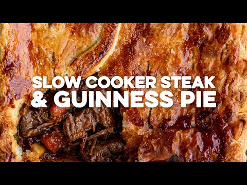 Steak and Guinness Pie (COMFORT FOOD HEAVEN!) | Supergolden Bakes