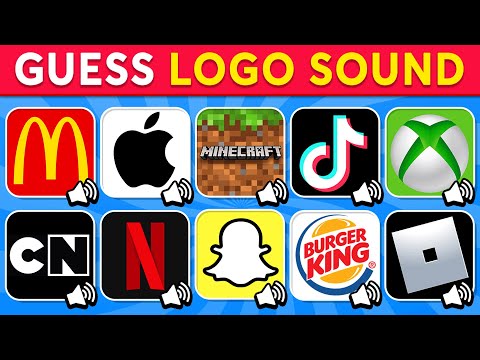 Guess The Logo Sound 🤔🔊 Coca-Cola, Tiktok, McDonald's, Among Us | Logo Quiz 2024