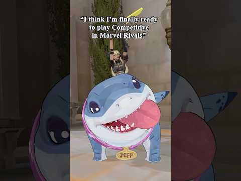 Playing Competitive in Marvel Rivals Be Like #marvelrivals #jeffthelandshark #hulk