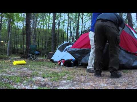 Sheltowee Trace Outfitters Camp Set UP