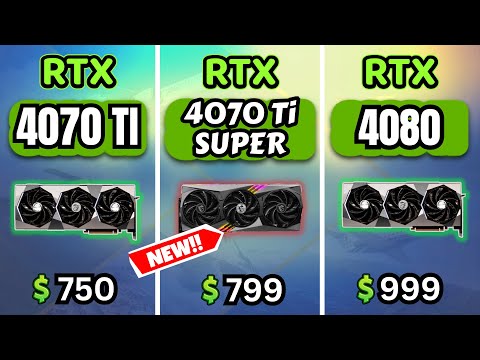 RTX 4070 Ti vs 4070 Ti SUPER vs 4080 | WHO WINS THE SWEETEST SPOT?