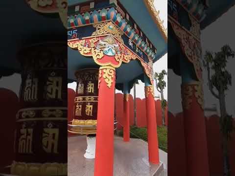 Prayer Wheel or Mani Wheel at Buddha Temple Clement town Dehradun. #dehradun #buddhatemple