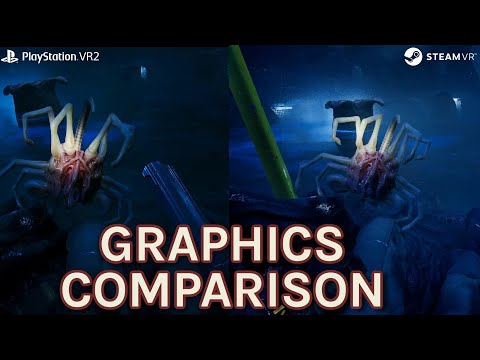 Alien: Rogue Incursion Graphics Comparison - PC & PlayStation VR2 Gameplay - SPOILER ALERT!!!