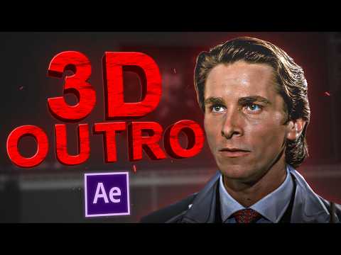 HOW TO: Make A 3D Outro I After Effects Tutorial