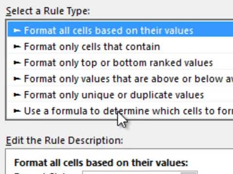 Create Baanded Rows Using Conditional Formatting and a Formula