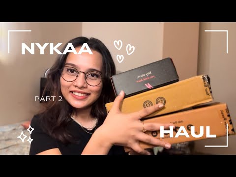 Nykaa Haul 2024 | Essentials from Nykaa 🛍️ Kay beauty, GRWM, Forest essentials, Loreal mascara ✨