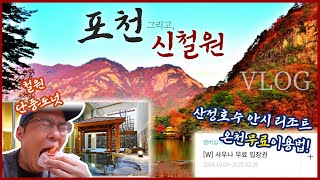 노천탕 즐기기 딱 좋은 포천의 "한화리조트 산정호수 안시" 숙박 후기 | 철원의 핫플 단풍도넛 후기 | 온천 무료로 이용하는법