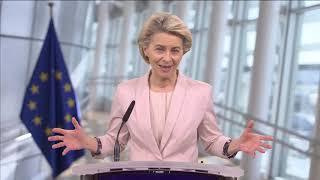 President von der Leyen eudebates at the 2020 Women's Forum Global Meeting