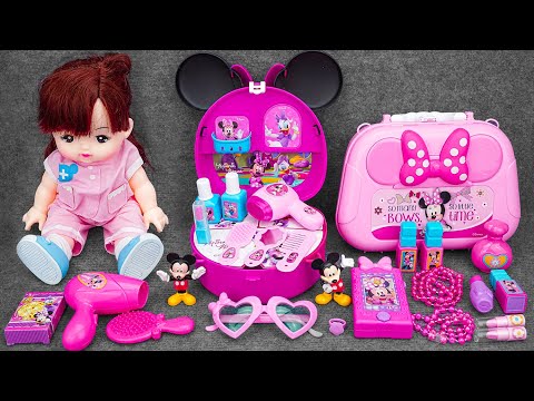 63 Minutes Satisfying with Unboxing Cute Pink Disney Minnie Mouse Makeup Toys | Review Toys ASMR