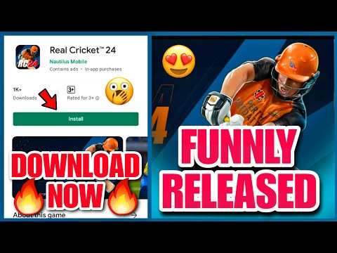 Real Cricket™24 😍‼️ Download Now !! Release On Play Store || Full Review Live Proof 🥳