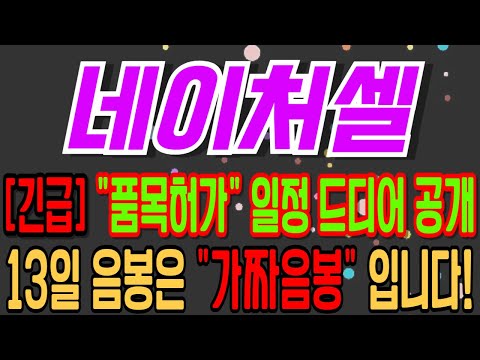 [네이처셀][주식][네이처셀 주가전망] 007390 네이처셀주가전망 네이처셀강경윤 네이처셀주가 네이처셀전망 네이처셀목표가 네이처셀조인트스템 네이처셀주식 네이처셀식약처