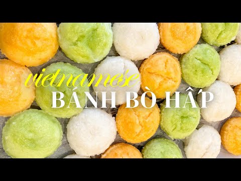 How to make Bánh Bò Hấp (Vietnamese Steamed Rice Cakes)