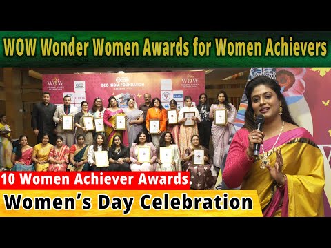 Women’s Day Celebration WOW Wonder Women Awards for Women Achievers | 10 Women Achiever Awards.