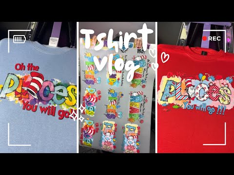 T-shirt Vlog: Let’s make some tshirts in under 10 minutes: Dr Suess/ Reading Across America