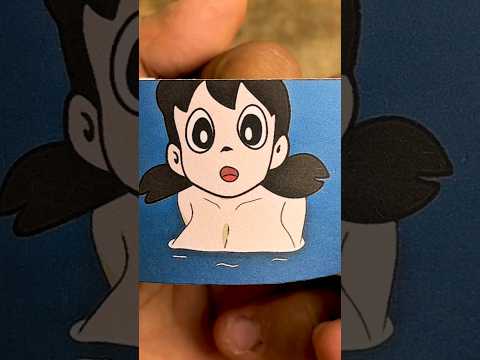 Shizuka Bath #doraemon #cartoon #flipbook #shizuka #bathing #nobita #shizukadrawing #viral #shorts