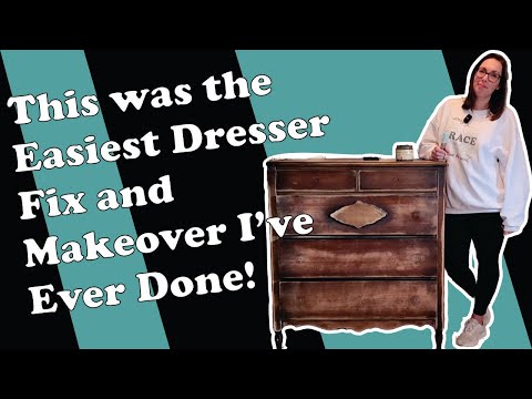 Easy Transformation of a Vintage Dresser with Chalk Paint: Furniture Flip DIY