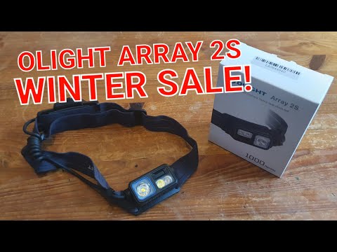 Olight Array 2S 1000 Lumen Headlamp UNBOXING & OLIGHT WINTER SALE