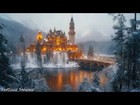 Celtic Yuletide Magic - Christmas Eve in a Gothic Castle 🎄Celtic Music for Winter Study,Relax Nights