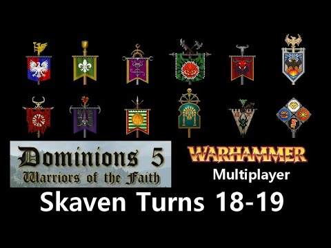 Warhammer Dominions 5 multiplayer - Skaven turns 18-19: Regroup and Prepare for the Throne