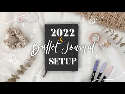 My 2022 Bullet Journal Setup 🌼