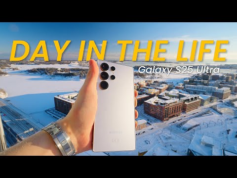 Real Day In The Life With The Samsung Galaxy S25 Ultra (Battery, Camera & AI Test)