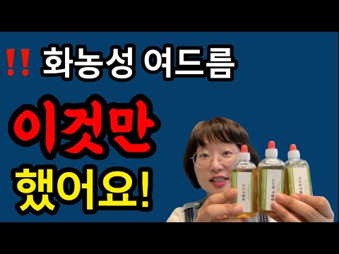 ‼️화농성 여드름, 여드름 뺀 자국에 이것만 했어요❗️신기하네요 😱😊👍