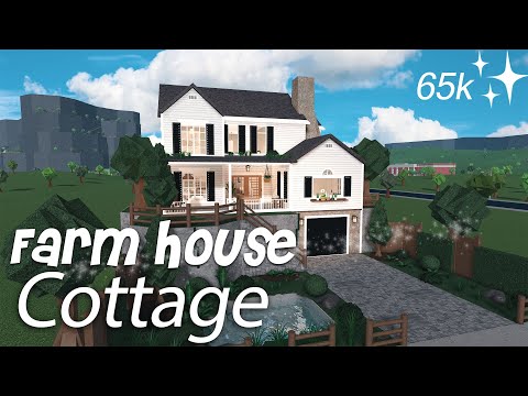 $65,523 Farmhouse Cottage | Bloxburg speed build | Nonadvanced placing needed