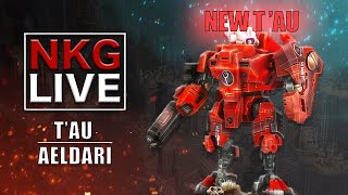 T'au vs Aeldari - Warhammer 40K Battle Report | NKG Live