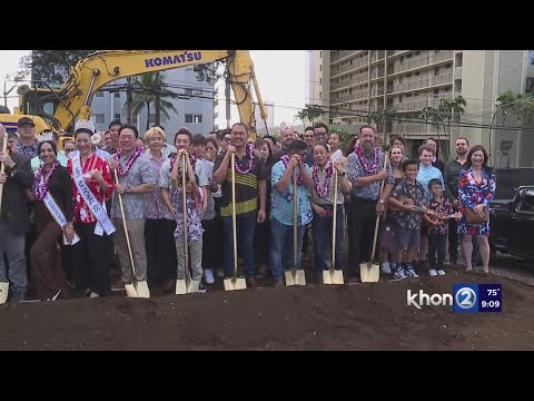 Honolulu's newest affordable housing site breaks ground in Punchbowl