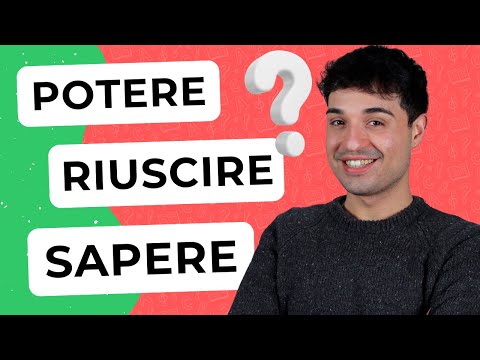 SO vs POSSO vs RIESCO: which one to use in Italian? (ita audio with subs)