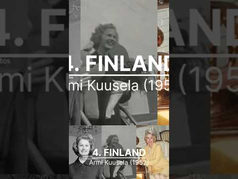 first miss world #armikuusela #missuniverse