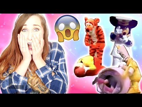 REACTING TO DISNEY FAILS (Funny Disney fail compilations)