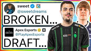 Sweetdreams RAGES at Apex Devs?!...🤯 ALGS Champs POI Draft!