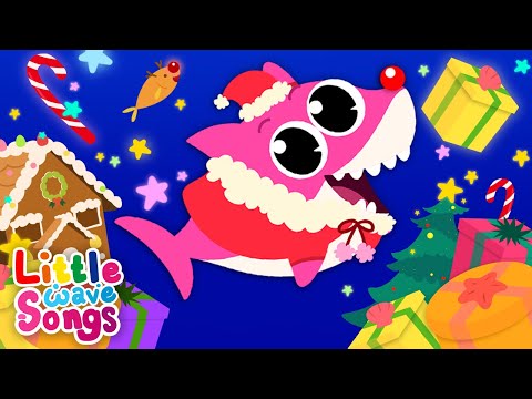 Baby Shark Christmas Song  | Nursery Rhymes For Toddlers | Little Wave Songs -  Baby Coco