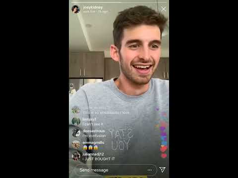 Joey Kidney Instagram live