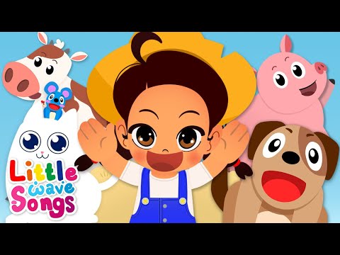 The Farmer In The Dell + More Nursery Rhymes & Kids Songs | Little Wave Songs -  Baby Coco