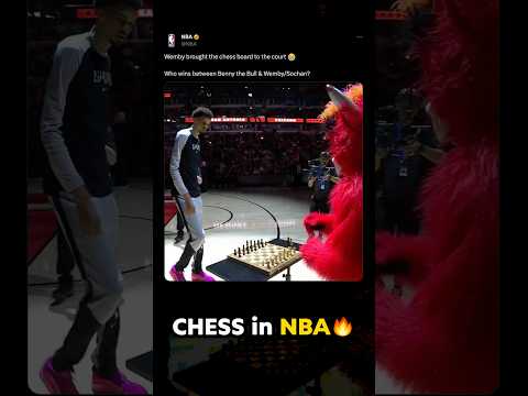 San Antonio Spurs Basketball Players Wemby and Sochan PLAY CHESS Against Benny 🔥