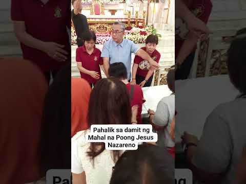 HULING PAHALIK SA DAMIT NG POONG NAZARENO BAGO ANG KANYANG KAPISTAHAN 🙏 #Nazareno2025