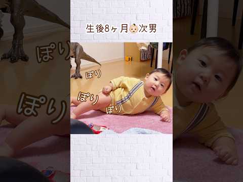 お、おじ、、さん？？👶🏻生後8ヶ月 #赤ちゃん #baby #男の子 #日常 #主婦vlog #かわいい