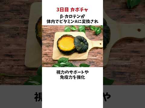 1週間毎日違う種類の緑黄色野菜を食べてみた #雑学 #shorts