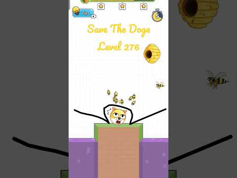 Save The Doge Level 276 3 STARS Gameplay. #savethedoge #shorts #walkthrough #gameplay #mobilegame