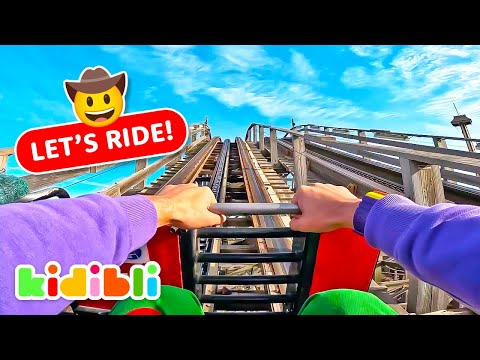 Roller Coasters Compilation for Children | Educational Fun Videos for Kids | Kidibli